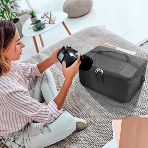 Koolertron Dslr Camera Insert Bag Purse Universal Liner Lens - Image 6