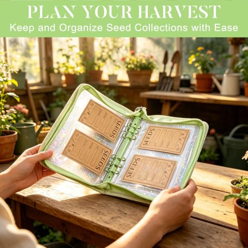 Seed Storage Organizer Binder, Seed Packet Organizer - Image 7