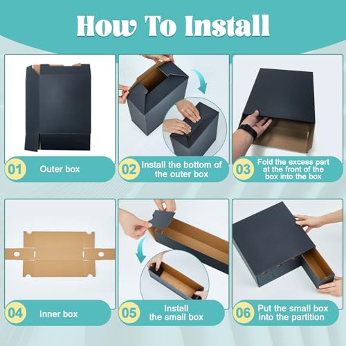 Cholemy Trading Card Storage Box Card Organizer, 4 Row - Image 4