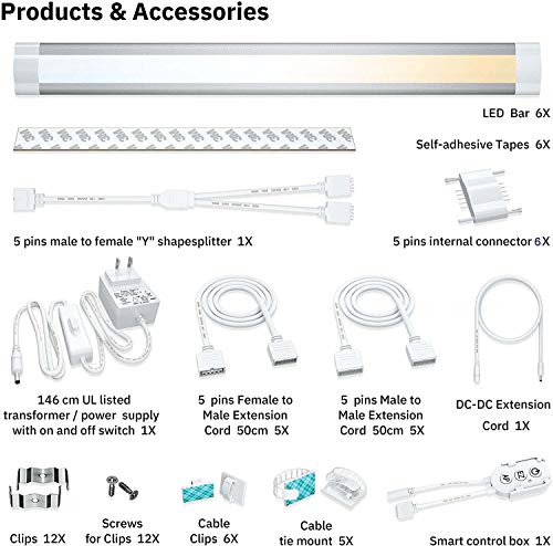 Smart Under Cabinet Lighting App, Alexa & Google Compatible - Image 4