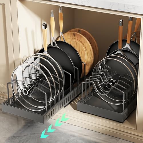 Pull Out Pots and Pans Organizer Under Cabinet - Image 2
