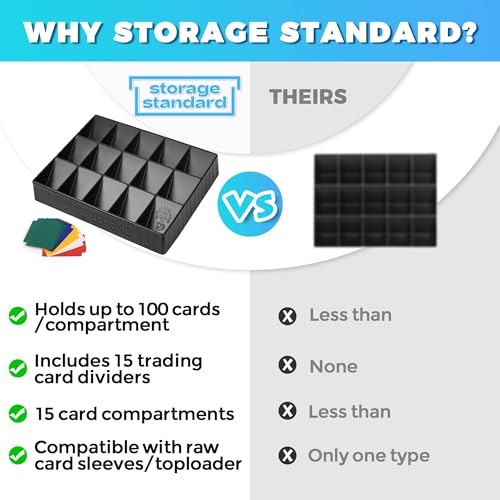 Card Sorting Tray - Stackable Trading Cards Organizer - Image 6