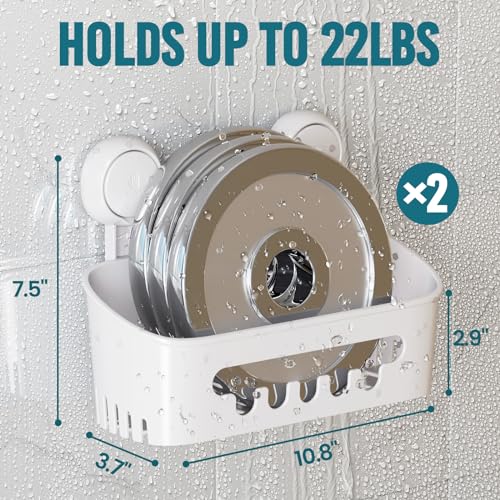 TAILI Shower Caddy Suction Cup 2 Pack, Heavy Duty Ba | All Products - Image 4