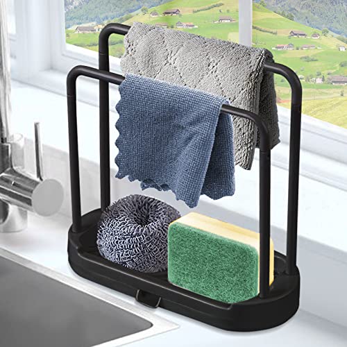 Kitchen Sink Rack Tray Organizer Stand for Sponge, Dish Cloth - Image 3