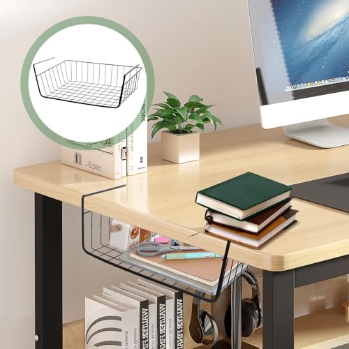 6 Pcs Undershelf Storage Basket Under Shelf Wire Basket - Image 7