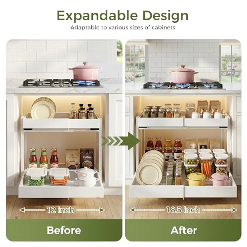 Abalter Expandable Pull Out Cabinet Organizer(12-18. | Pull Out Organi - Image 3