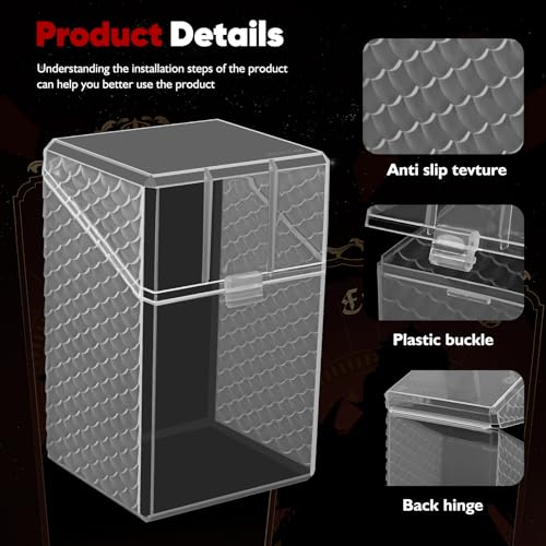 Graded Card Case - eva hard case with 2 clear storage - Image 5