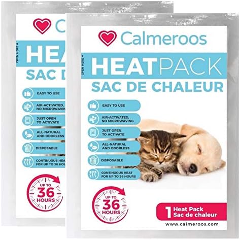 Plush Heartbeat Toys - Calming Separation Anxiety Relief Toys for Puppies and Kittens - Heartbeat Simulator in a Soft Comforting Pillow Pet Plush for Dogs and Cats (Orange Stripe)
