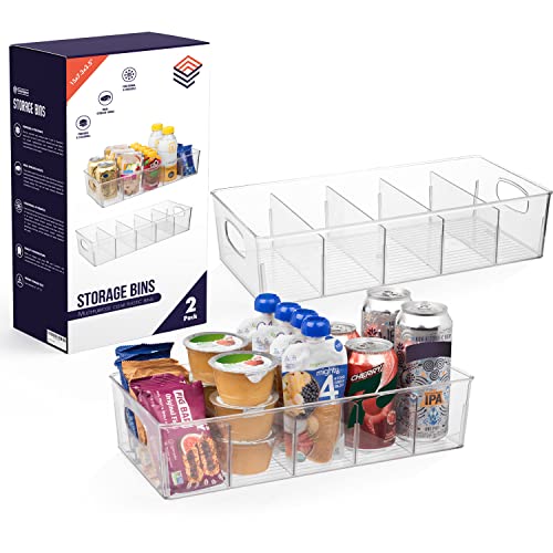 ClearSpace Pantry Storage Bins with Removable Dividers, XL - Image 2