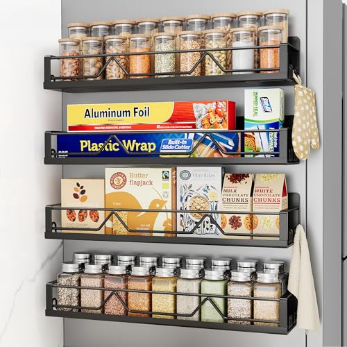 16.9 Inch Large Capacity Magnetic Spice Rack for Ref - Image 2