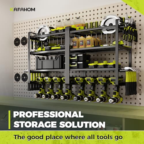 Power Tool Organizer, 8 Drill Holder Wall Mount - Image 5