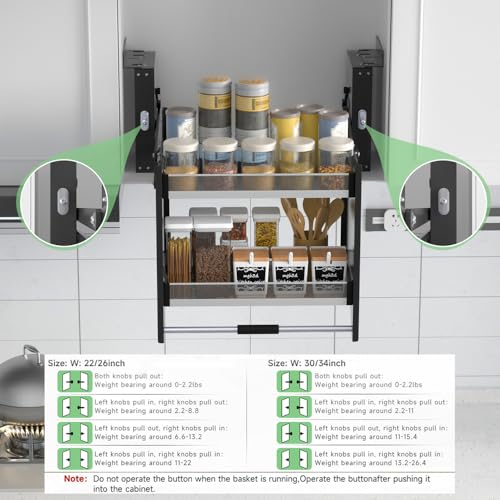 Pull Down Shelf for Kitchen Upper Cabinet, Heavy Duty - Image 5