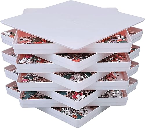 8 Sorting Trays with Lid 8x8 Premium Puzzle Trays - Image 2