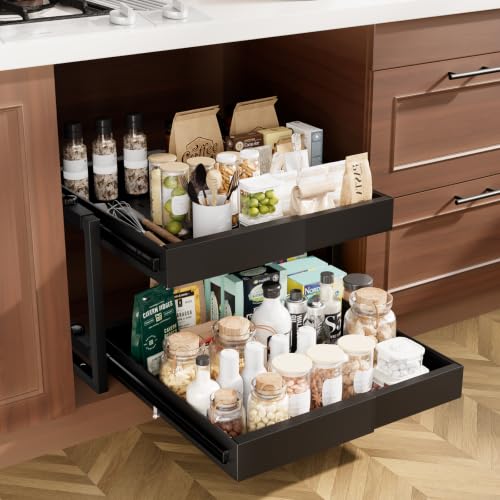 2-Tier Expandable Pull out Cabinet | Home Organization - Image 2