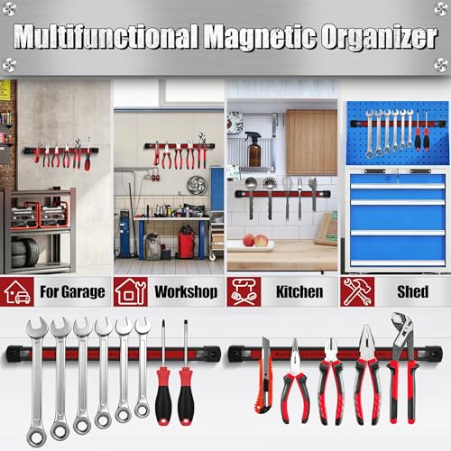 Double Sided Magnetic Tool Holder, 12 Inch Heavy Duty - Image 6