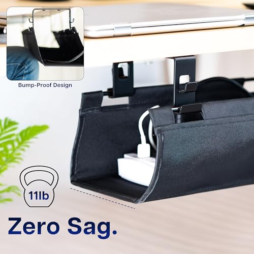 VIVO Black Screw-on 47 in Fabric Cable Management Tray - Image 5