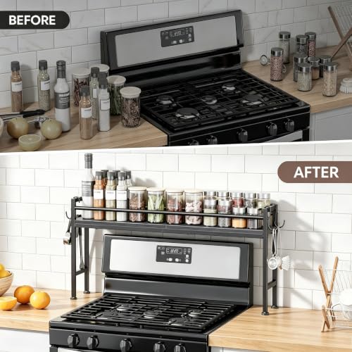 Simple Trending 32.4" Wide Over the Stove Spice Rack - Image 8