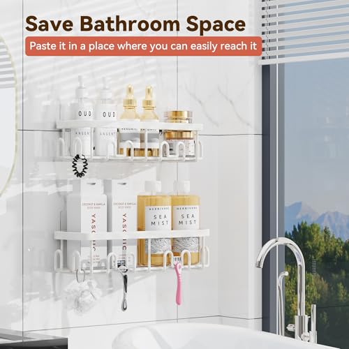 YASONIC Shower Caddy Adhesive, Rustproof Shower Orga | All Products - Image 3