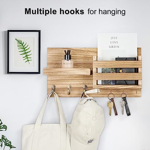 Lwenki Mail Organizer for Wall Mount – Key Holder | Home Organization - Image 7