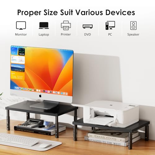 ECOLOVI Adjustable Wood Computer Monitor Stand Riser | All Products - Image 8