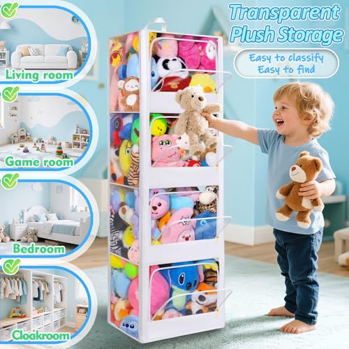 Transparent Dustproof Stuffed Animal Storage - Plushies - Image 4