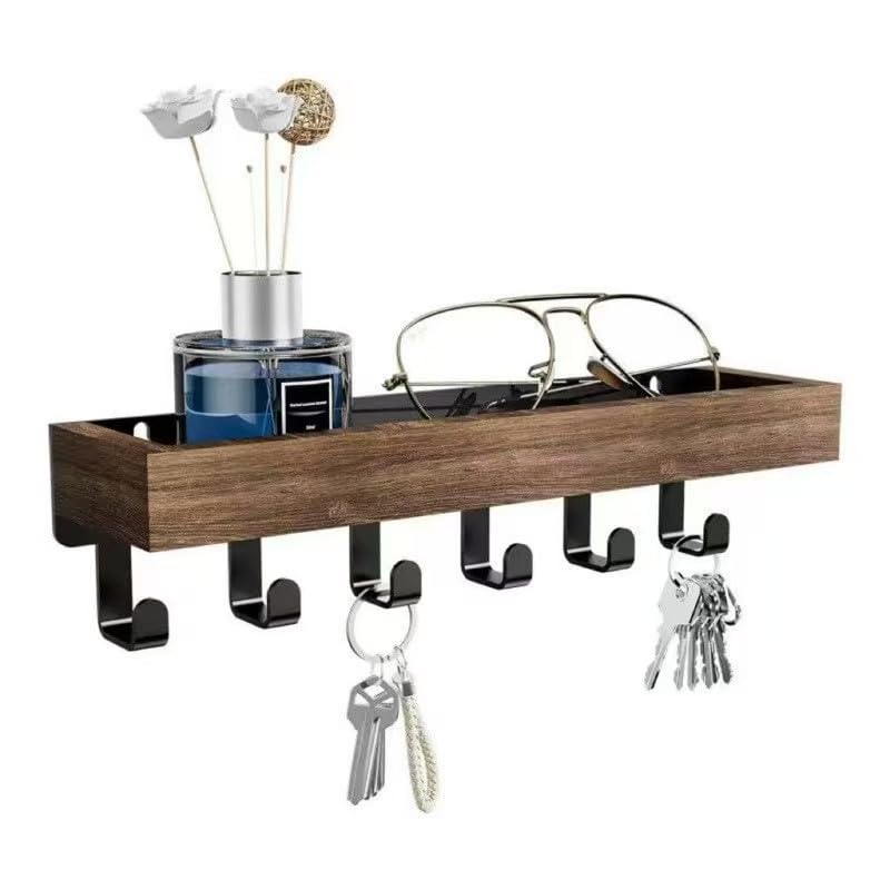 Wall Mounted Key Hanger with Shelves - Decorative Mailing - Image 3