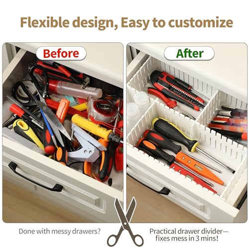 Adjustable Drawer Dividers, Cut-to-Fit DIY Organizer | All Products - Image 4