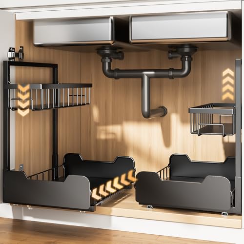 PureBox Under Sink Organizer, 2-Tier L-Shaped Pull O | All Products - Image 2