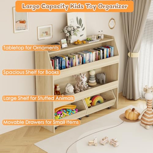 COZPAW Toy Storage Organizer, 3 Tier Montessori Shel | All Products - Image 5