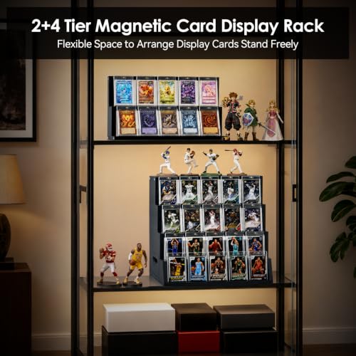 Detachable 6-Tier Card Display Stand Case&Shelf With Cards - Image 4