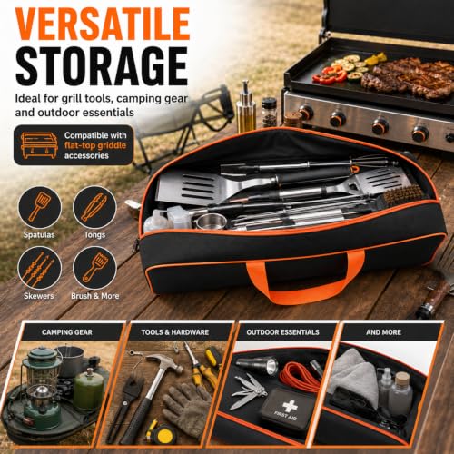Grill Utensil Storage Bag, 24"" x 8"" x 8" Spacious Handy - Image 4