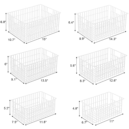 Vertical Sides Freezer Organizer Bins for Upright Freezer - Image 4