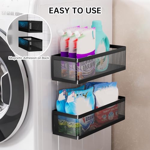 2-Pack Magnetic Shelves Laundry Room Organization - Image 7