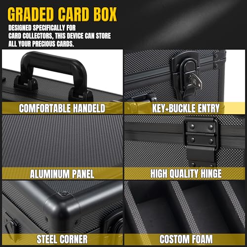 Graded Card Storage Box – Aluminum Alloy Trading Cards - Image 5
