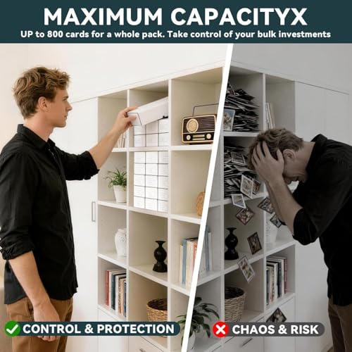 Trading Card Storage Box 10-Pack, 1000 Count Heavy Duty - Image 5