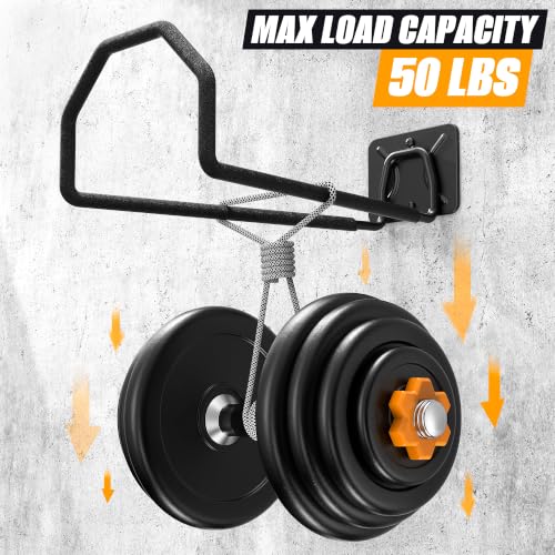 Garage Storage Hooks, Heavy Duty Wall Mount Tool Organizer Rack - Image 5