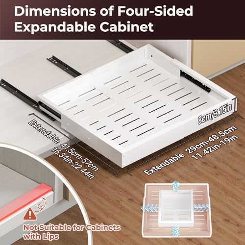 1 Pcs Pull Out Cabinet Organizers, Width (12"-19") - Image 4