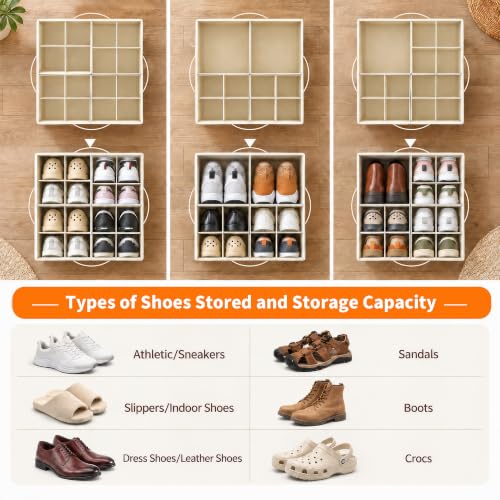 Shoe Organizer for Closet, Foldable Shoe Storage | Home Organization - Image 5