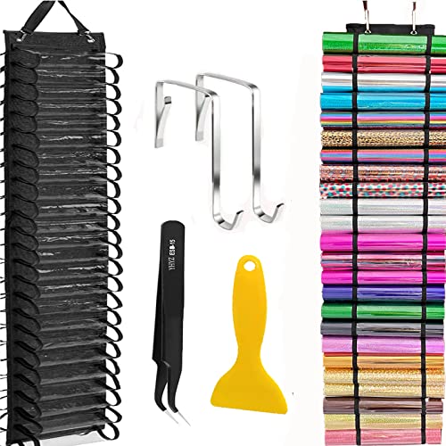 48 Compartments Vinyl Roll Storage, Vinyl Roll Holder Organizer - Image 2