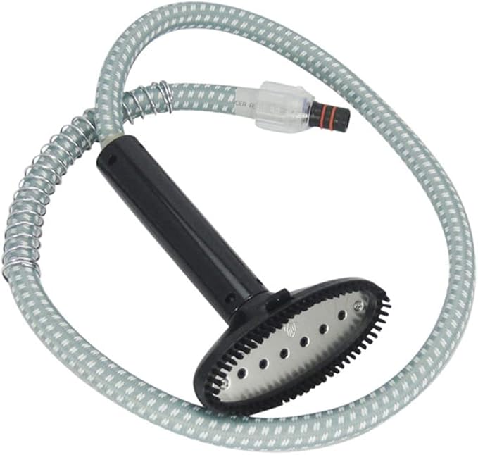 PVC Garment Steamer Guide Hose with Brush Spray Steam Pipe for Garment Steamer Replacement Parts