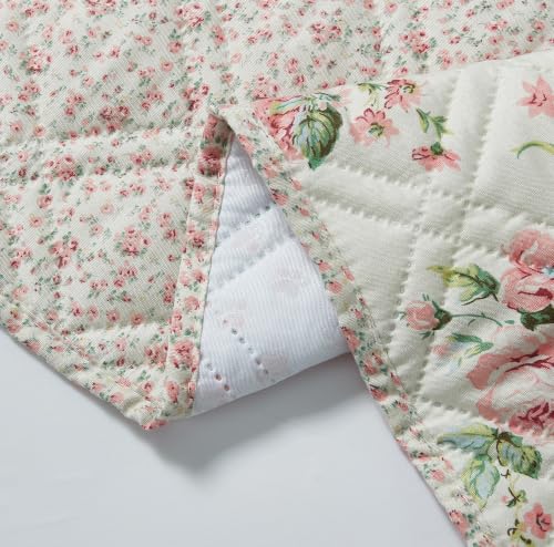 Brilliant Sunshine Soft Pink Rose & Sage Couch Armrest - Image 8