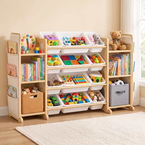 Toy Storage Organizer for Kids, 12 Bins - Image 2