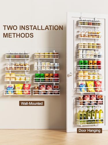 Delamu 9 Tier Over The Door Pantry Organizer, Pantry - Image 7
