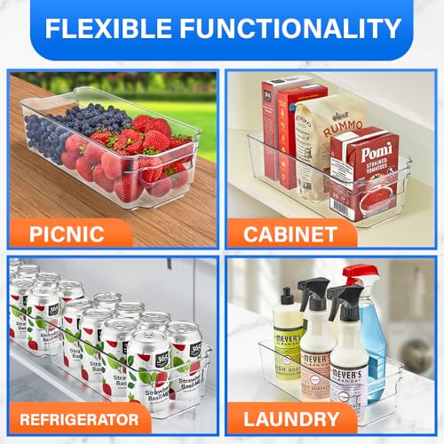 Lifemaster Pantry Organizers and Storage Bins - Stackable Clear - Image 5