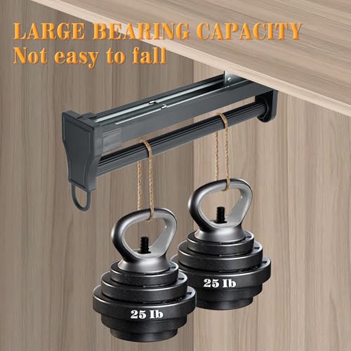 Alise 12 Inch Pull Out Clothes Rod Hanger for Closet - Image 8
