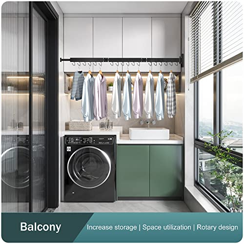 Wall Mounted Drying Rack, Foldable Clothes Drying Rack - Image 6