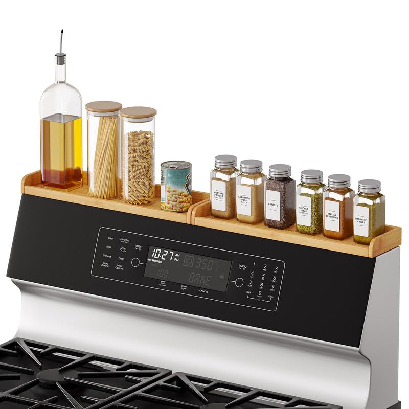 SpaceAid 30" Wide Kitchen Shelf Organizer for Stove, - Image 1