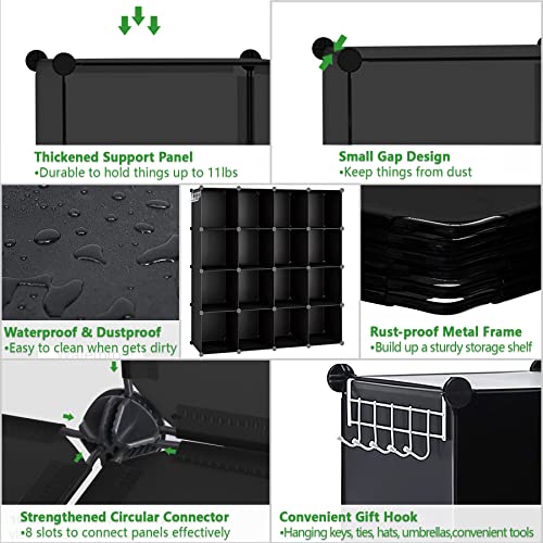 C&AHOME 16 Cube Storage Organizer Cube Shelves Units - Image 7