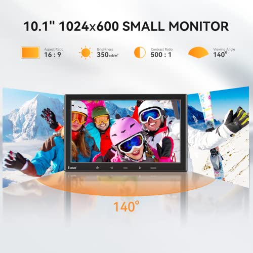 Eyoyo 10 Inch Mini Monitor - 1024x600 Small Computer Screen - Image 3