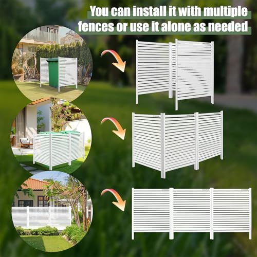 Air Conditioner Fence 3 Panels, 36" W x 45" H Outdoor - Image 4